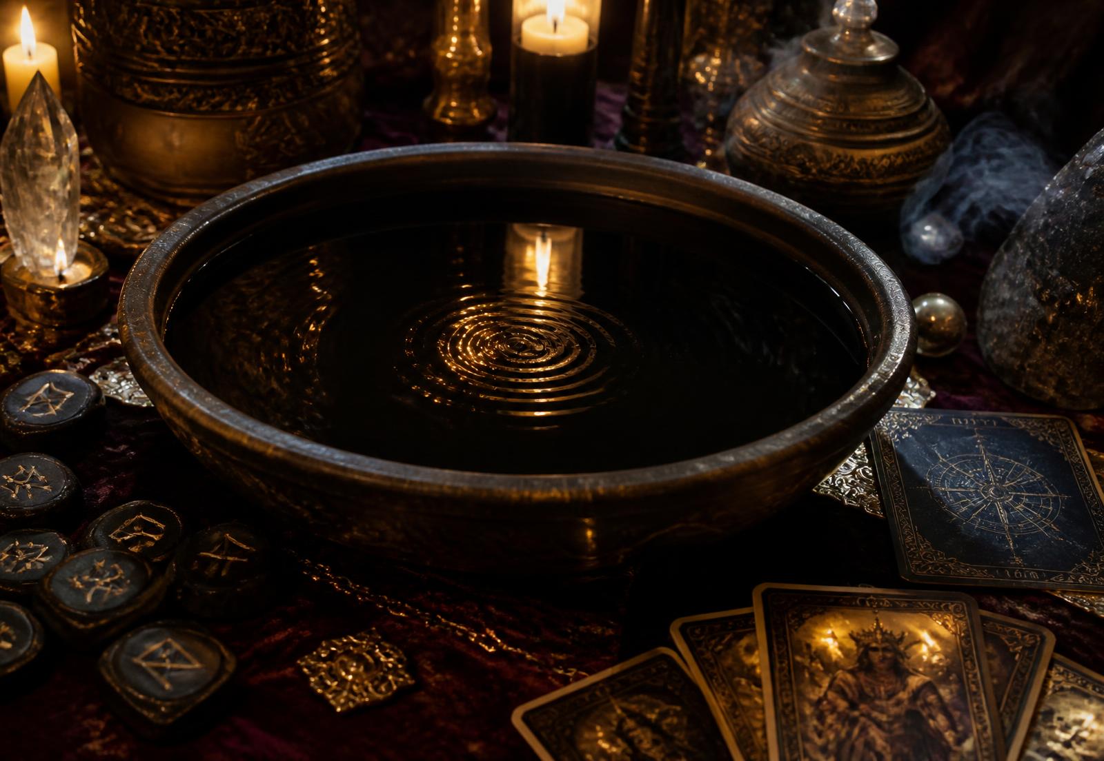 Água em ambiente ritualístico